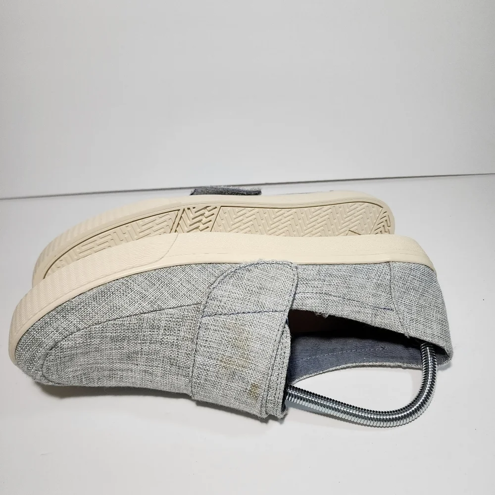 Toms DRIZZLE GREY METALLIC WOVEN ALTAIR Size W12